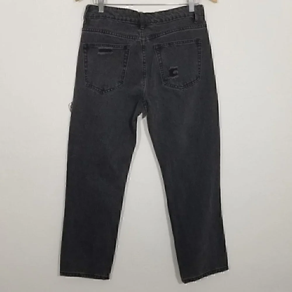 NWT Adika Cropped Distressed Jeans Size L